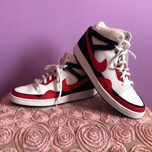 Nike Alphaballer Mid Basketball Shoes (Bulls)